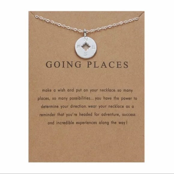 NEW Compass Going Places Necklace - Picture 5 of 5